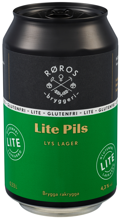 Røros bryggeri lite pils   4,3%   24x33cl