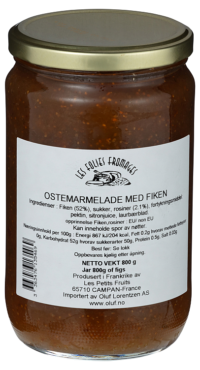 Ostemarmelade fiken  800g