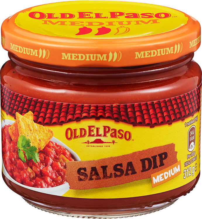 Medium salsa dip        312g