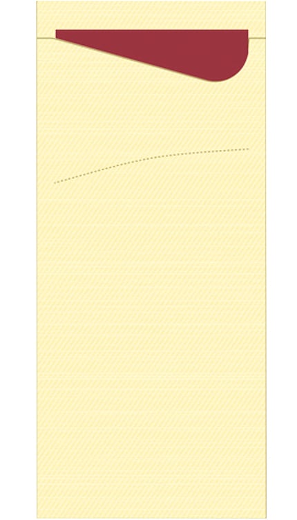 Sacchet van m serv 2l 33cm rød 100stk