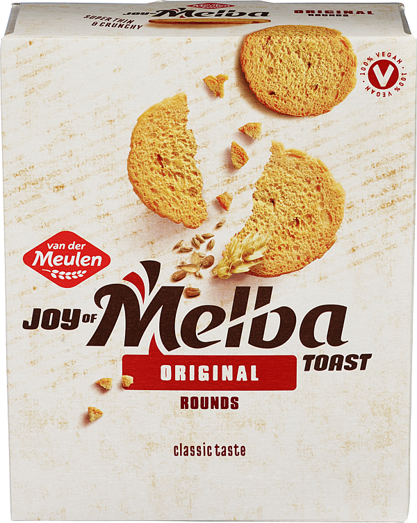 Kjeks melba toast rund   110g