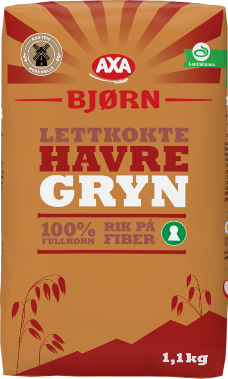 Axa havregryn lettkokte 1,1kg