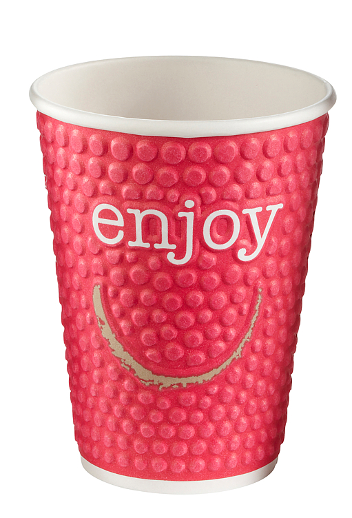 Coffee cup 30cl double wall enjoy   40pcs