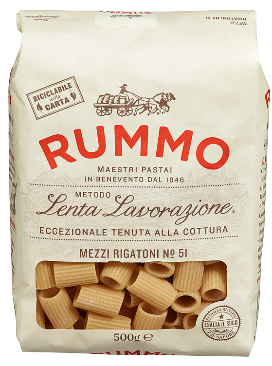 Rummo no51 mezzi rigatoni 500g