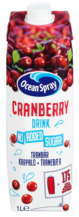 Ocean-spray cranberry juice light 1l