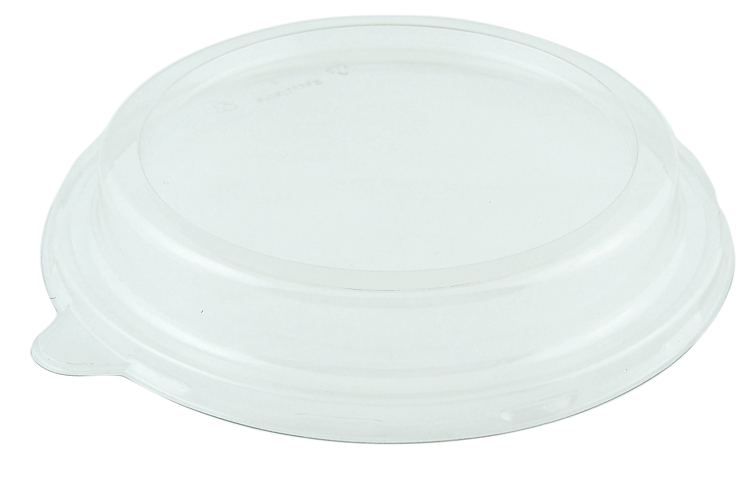 Clear lid environment friendly rpet 187mm   60pce