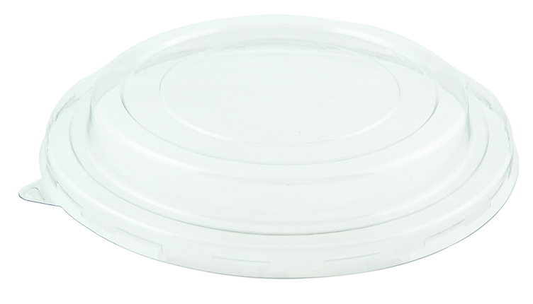Clear lid eco-friendly rpet 160mm  60pce