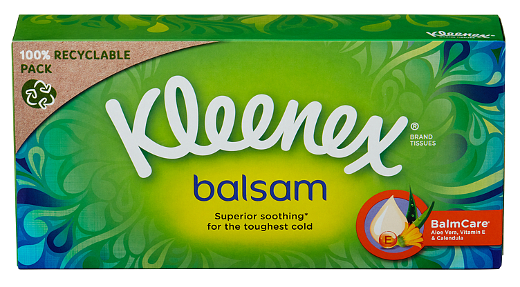Kleenex lommetørkle m/balsam 64stk