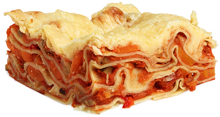 Vegetarian lasagne 3xca2,5kg  kg