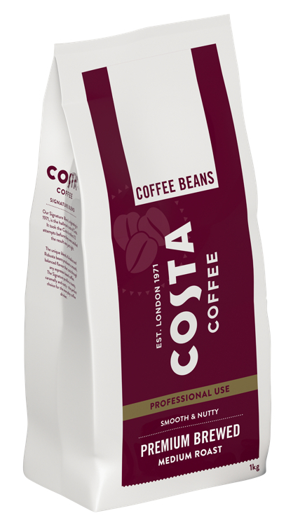 Costa premium brewed medium roast beans  6x1kg