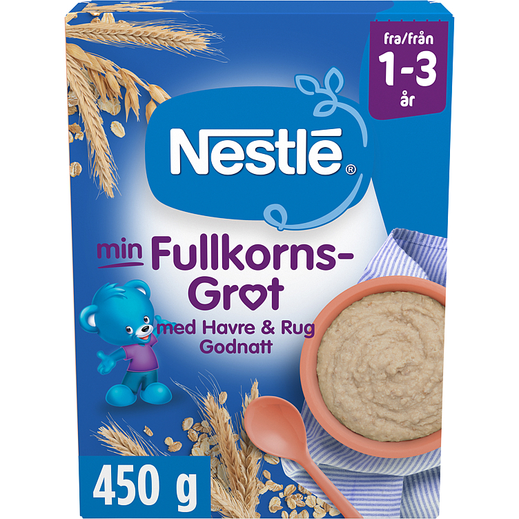 Good night wholegrain porridge w/rye 1-3ears  450g