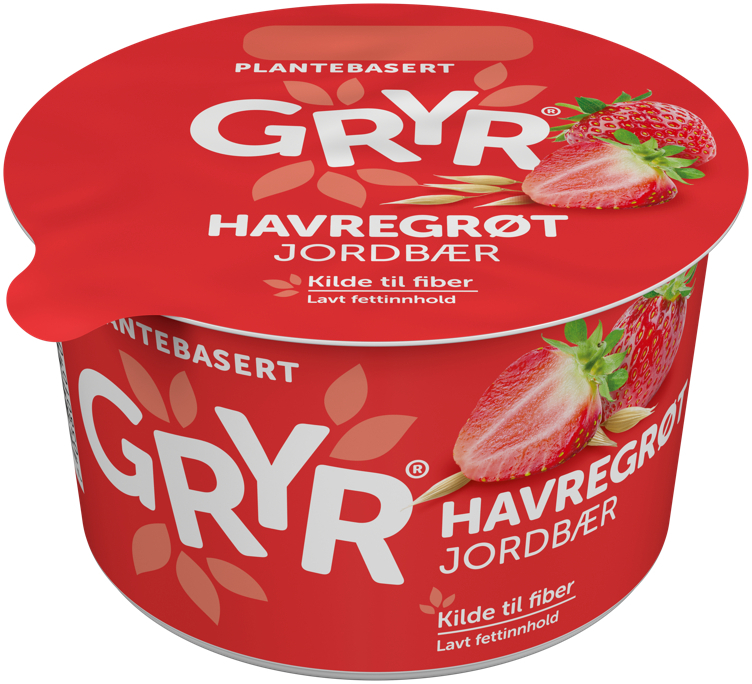 Gryr havregrøt jordbær  150g
