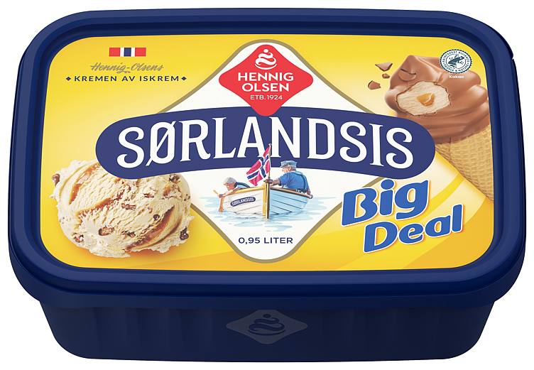 Sørlandsis big deal ice cream  950ml