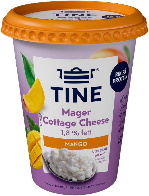 Cottage cheese mager mango uten 400g