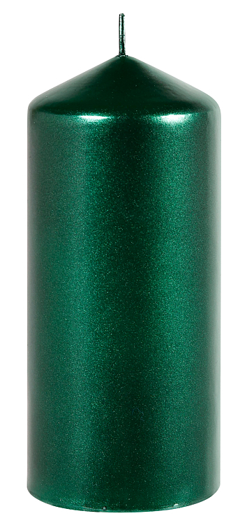 Kubbelys matt 7x15cm metalic grønn  10stk