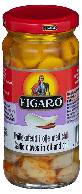 Hvitløk marinert m/chili    240g