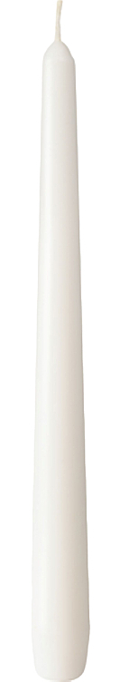 Antikklys 25cm hvit 50stk