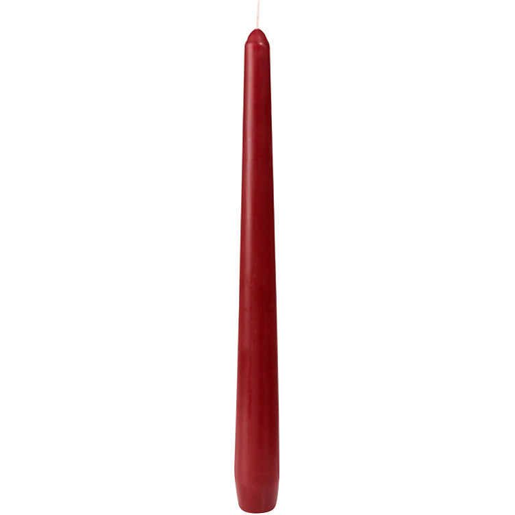 Antikklys 25cm rød 50stk