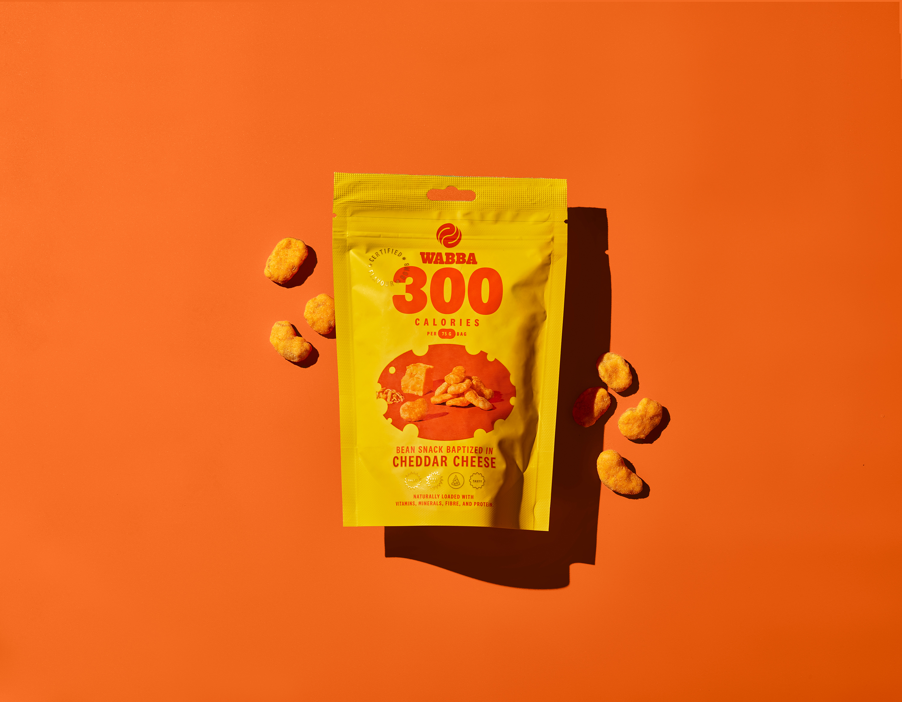 Wabba bean vegan cheddar cheese  75g