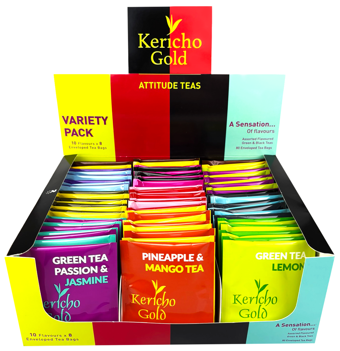 Attitude teas smakspakke 80poser