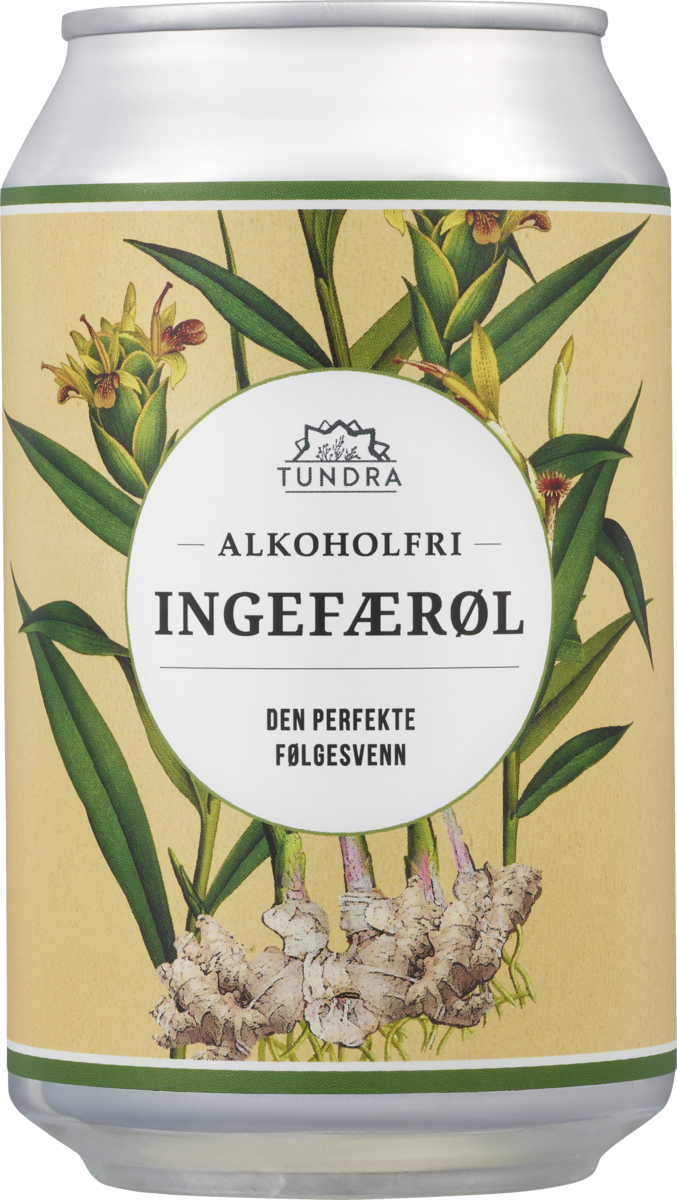 Tundra alkoholfri ingefærøl   24x33cl