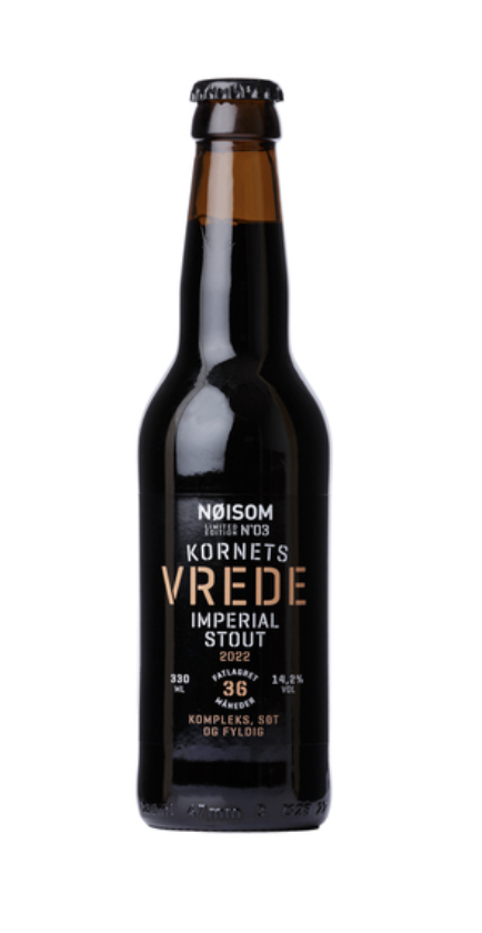 Nøisom kornets vrede stout   14,2%   24x33cl
