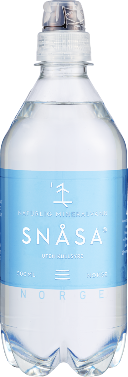Snåsa naturlig mineralvann m/sportskork   12x0,5l