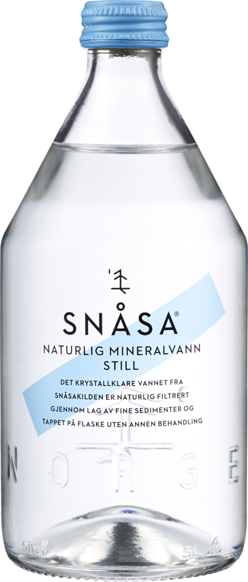 Snåsa naturlig mineralvann glass   6x0,5l