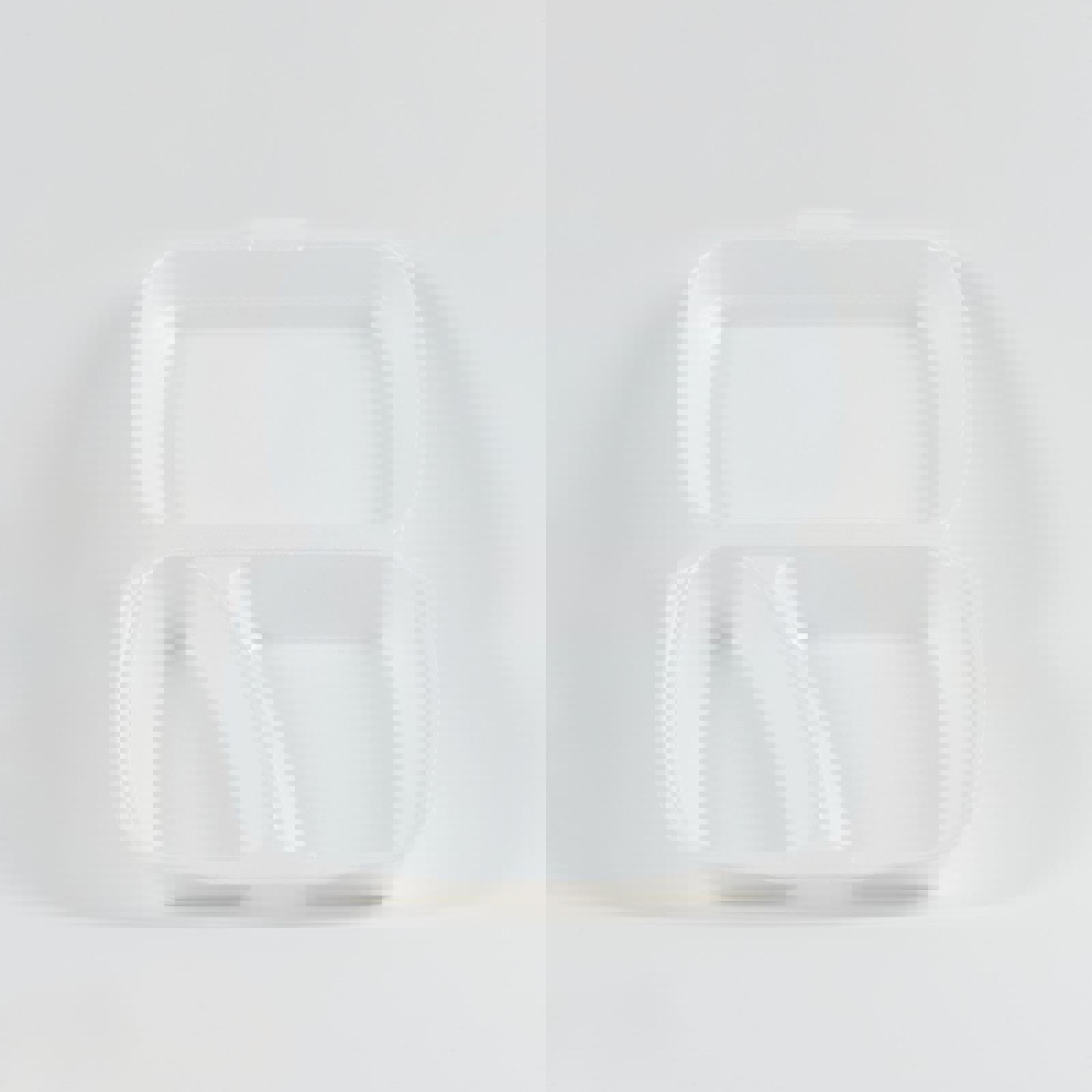 Hot meal  box 2-rooms  200pcs
