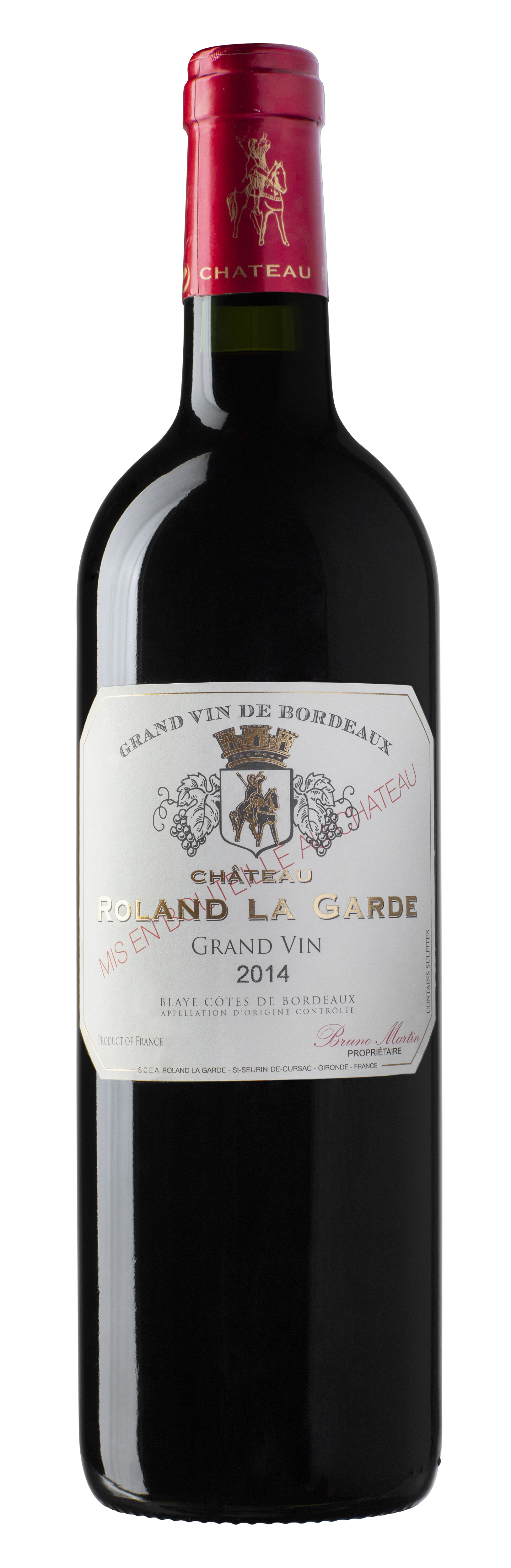 Roland la garde grand vin  2015   14%   75cl