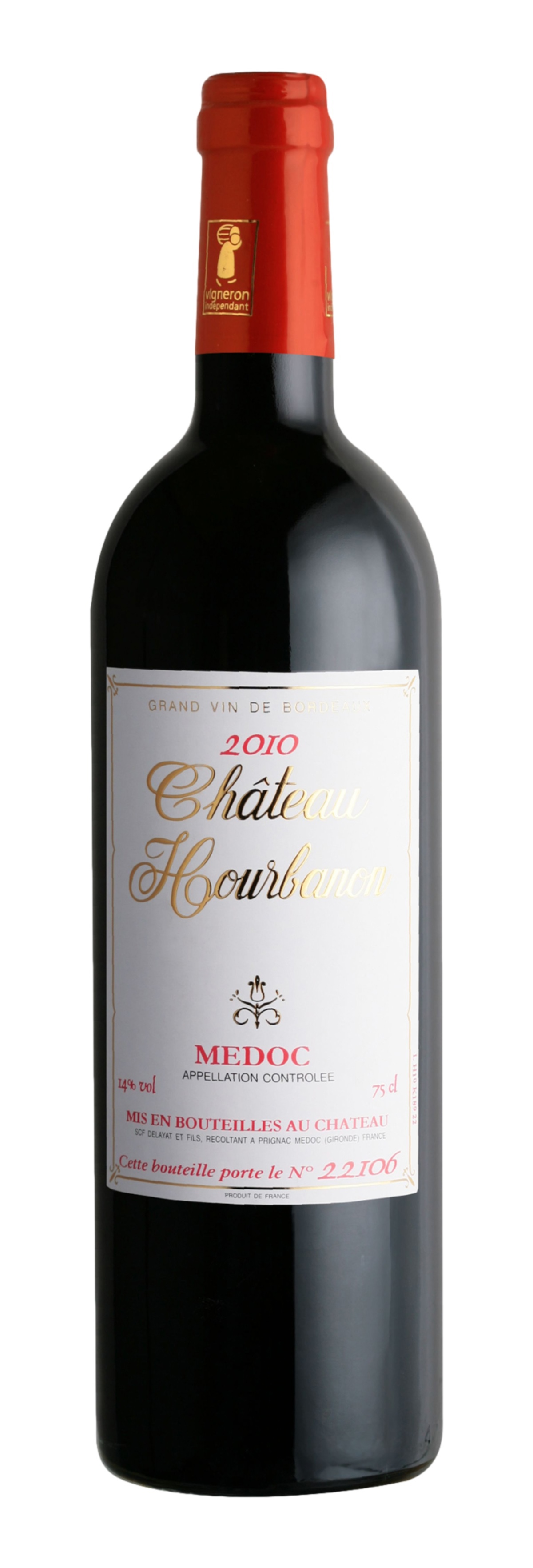 Ch. hourbanon 2015 13% 75cl