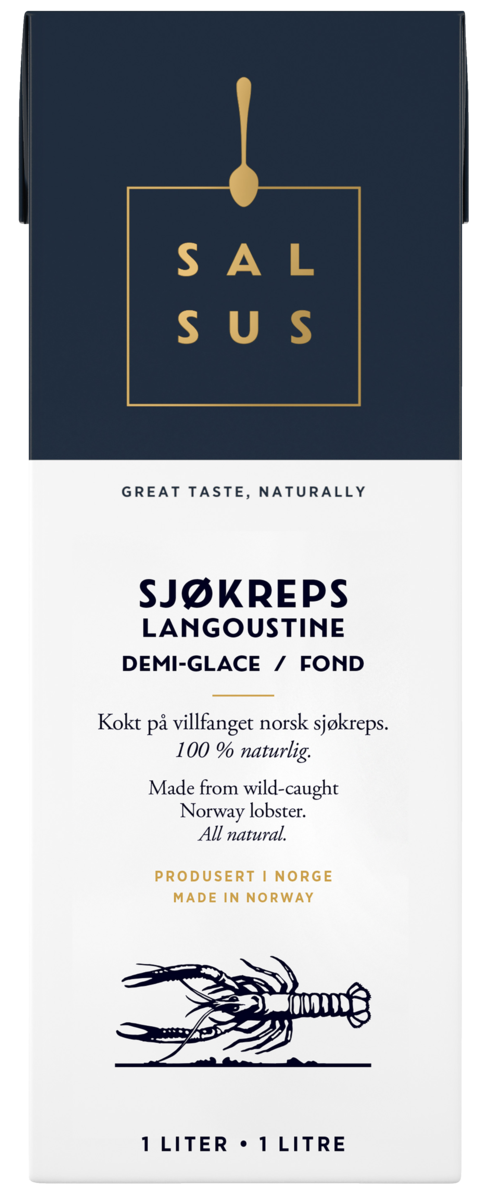 Sjøkreps demi glace fond  1l