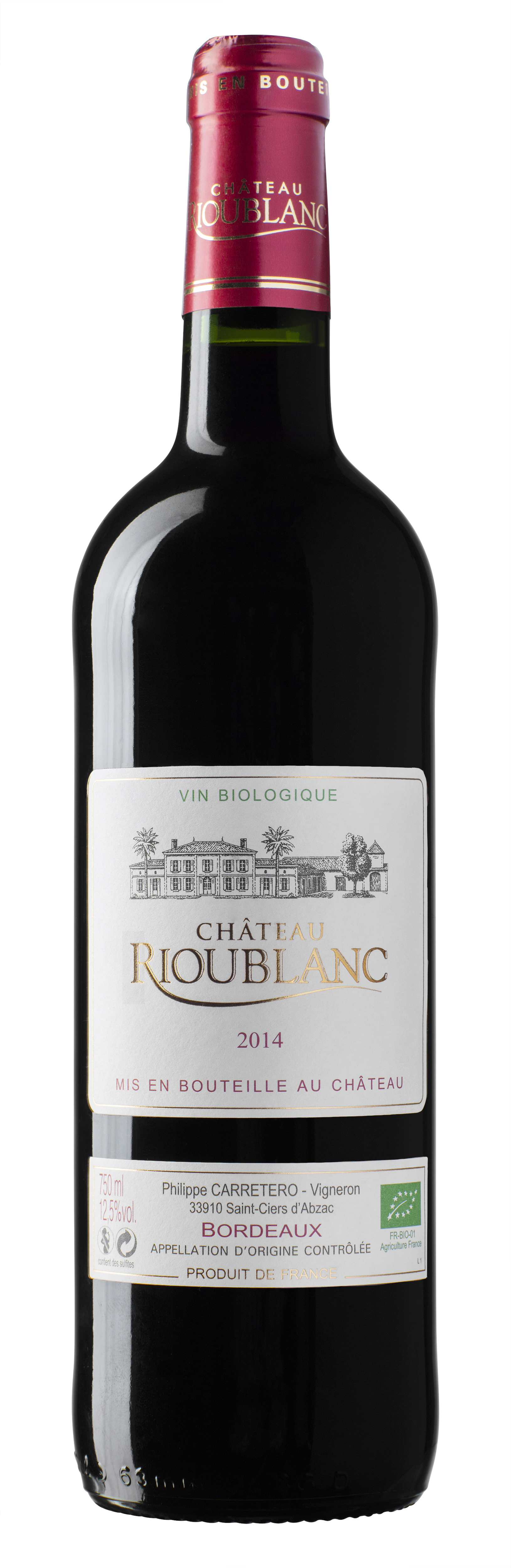 Chateau rioublanc 13% 75cl