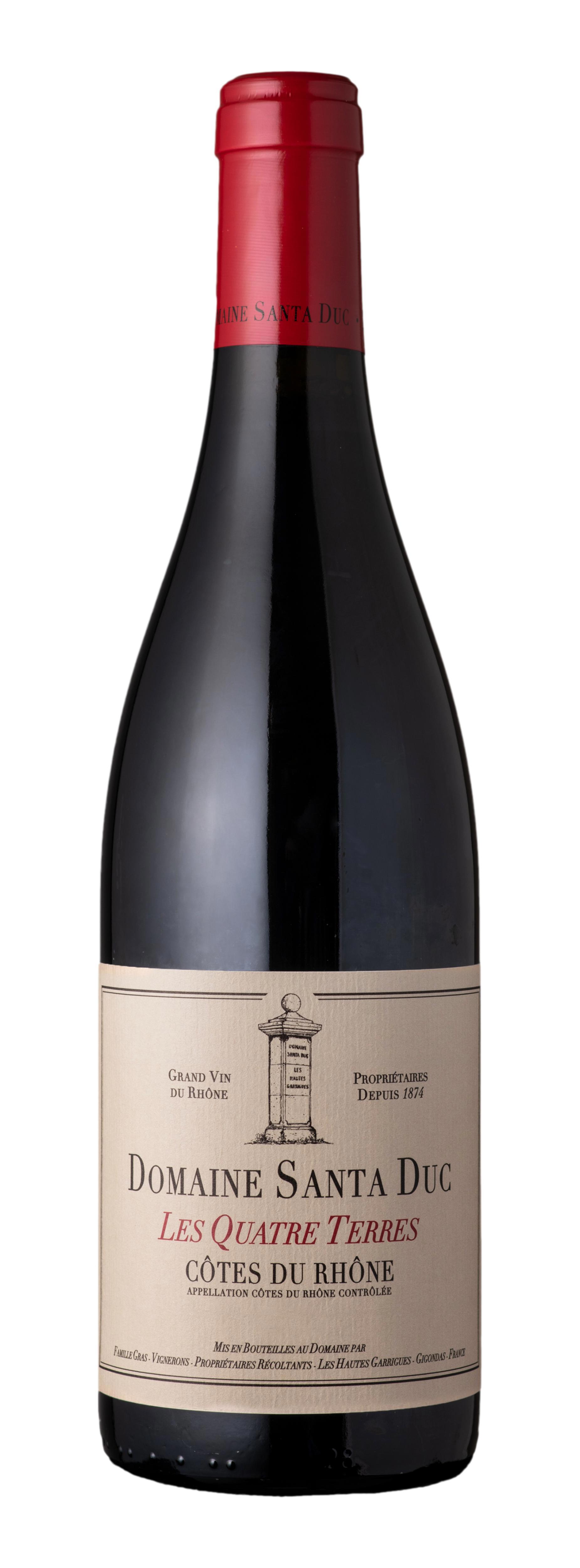 Dom. santa duc cotes du rhone quatre terres  2021  13%  75cl