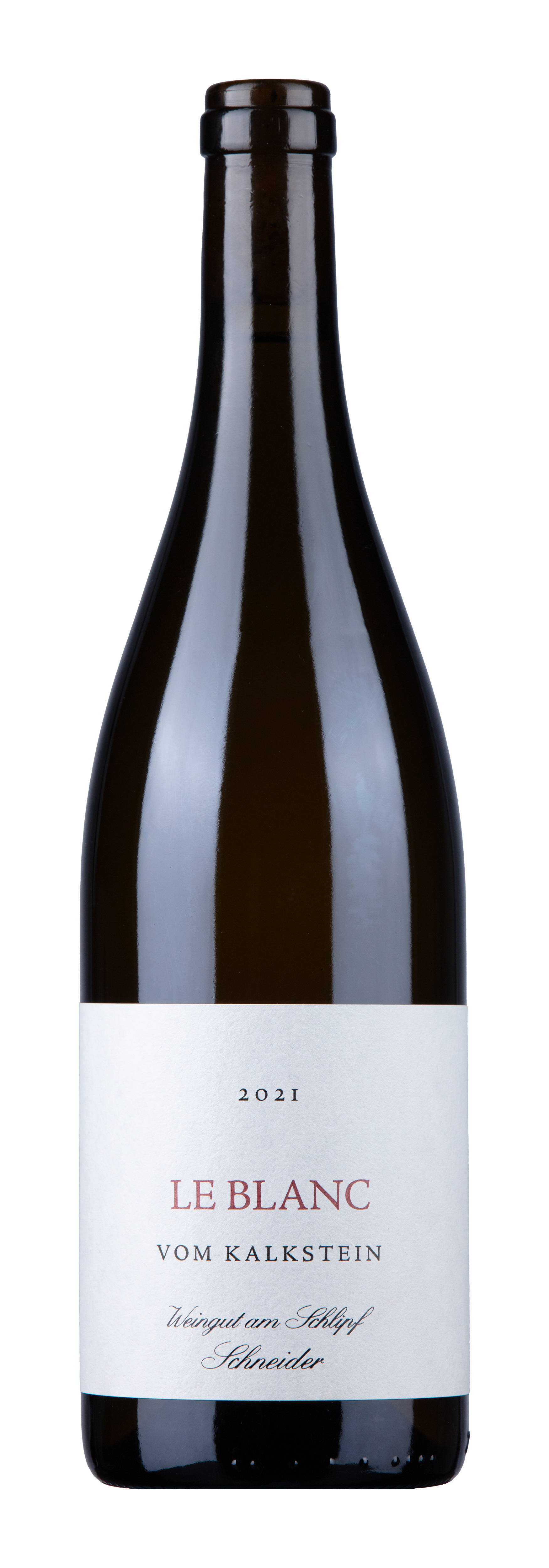 Weing. schneider le blanc vom kalkstein  2021   11,5%   75cl