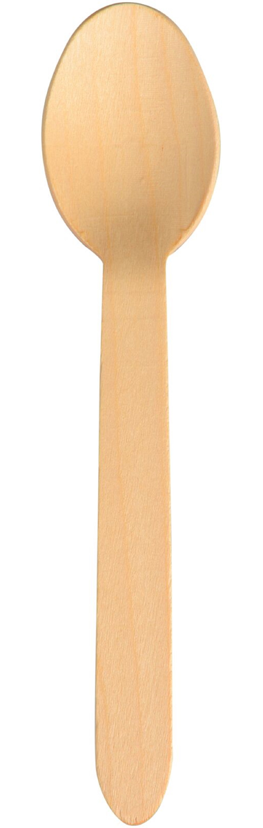 Spoon gastro 16cm brown birke tree compositable 100pce