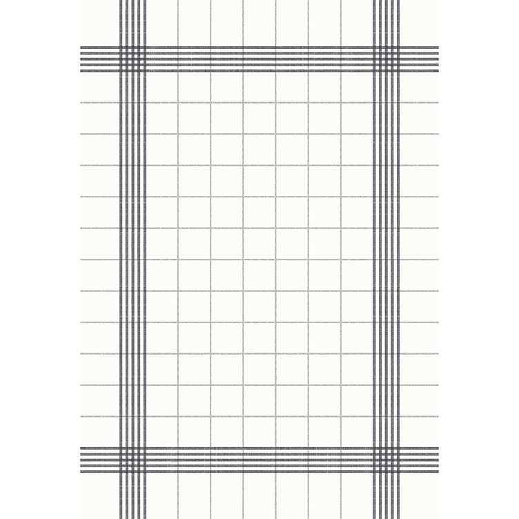 Serv.kitchen towel sorte ruter 38x54cm   250stk