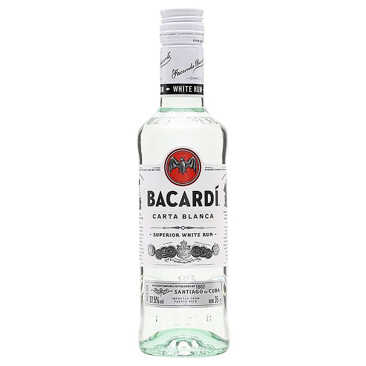 Bacardi carta blanca   37,5%   35cl