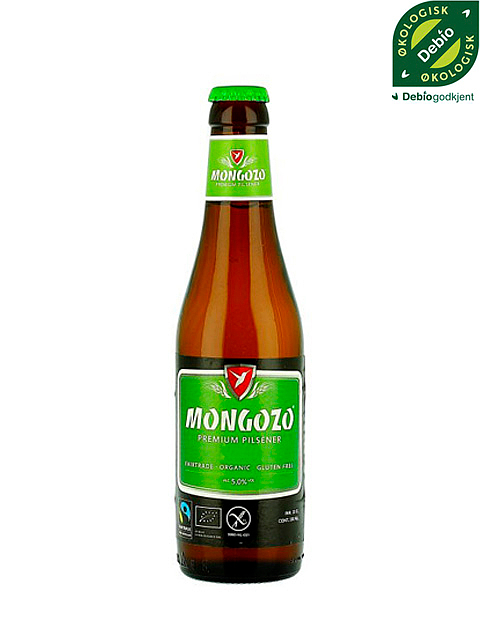 Mongozo premium pilsener gluten-free ecol.  4,7%  24x33cl