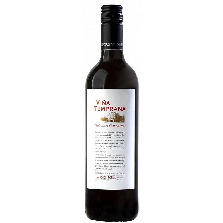 Vina tamprana garnacha 13%  75cl