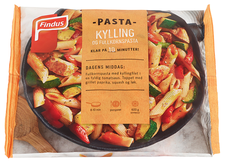 Kylling & fullkornspasta  600g