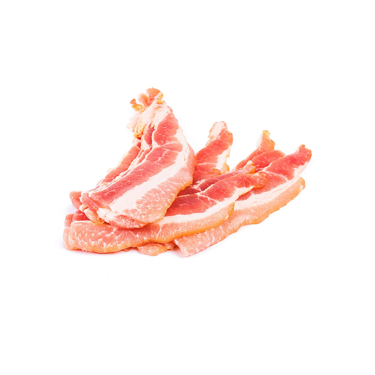 Bacon uten svor skivet, frys 10xca500g   kg