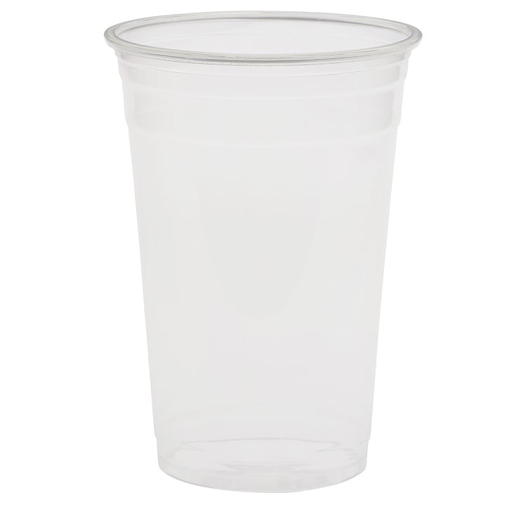 Plastglass 59cl crystal   50stk