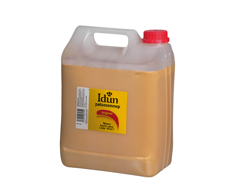 Pølsesennep kanne 5kg