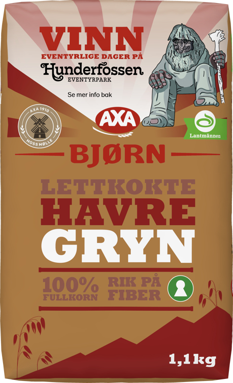 Havregryn lettkokte 1,1kg