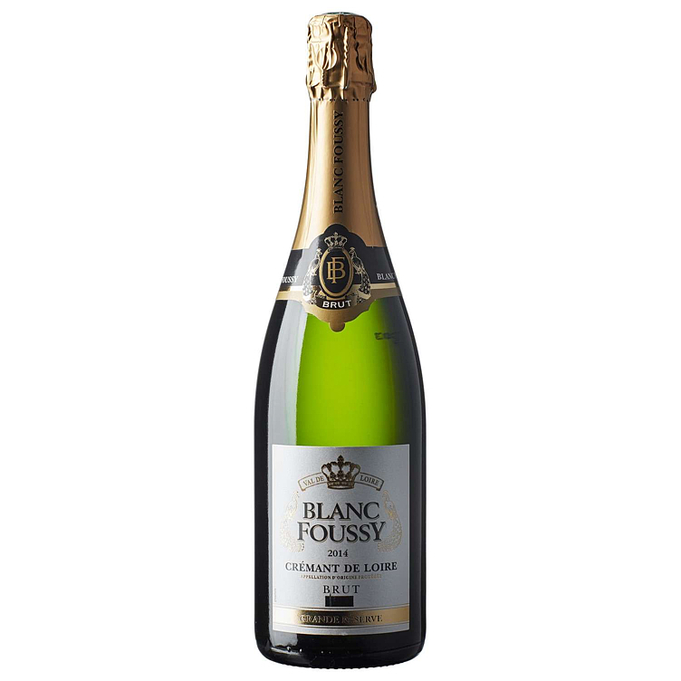 Blanc foussy cremant de loire grande reserve brut 12% 75cl