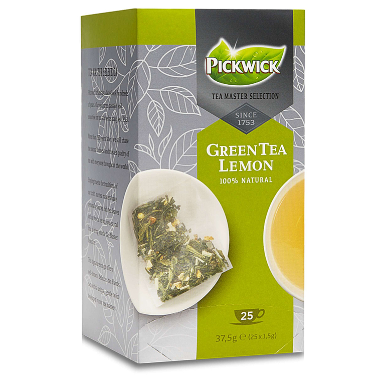 Te pickwick tms green tea lemon 25stk