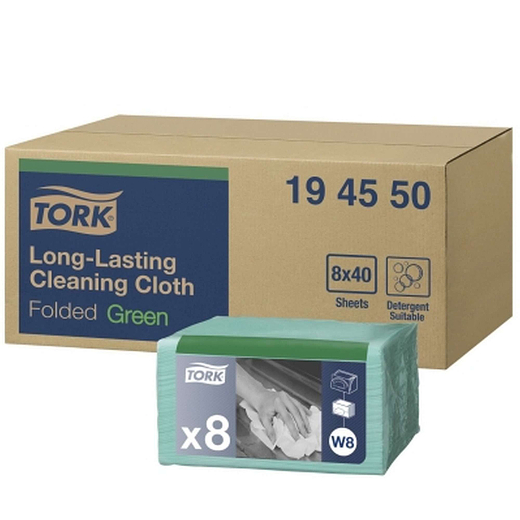 Tork klut premuim grønn 32x38cm 40stk