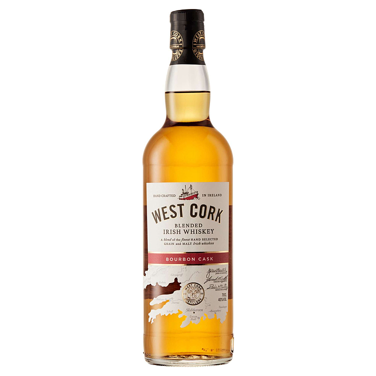 West cork irish whiskey   40%   70cl