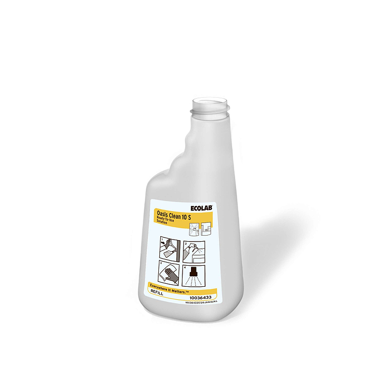Plastflaske 650ml oasis clean 10s 1stk